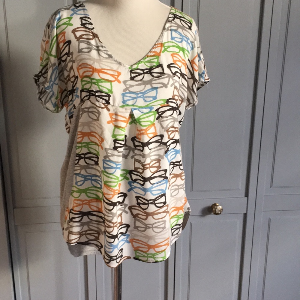 Size S Anthropologie Porridge Glasses Top